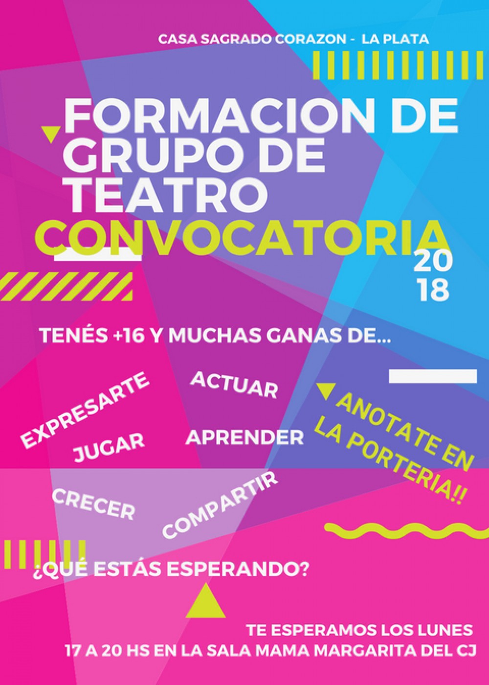 El grupo de teatro juvenil te espera!