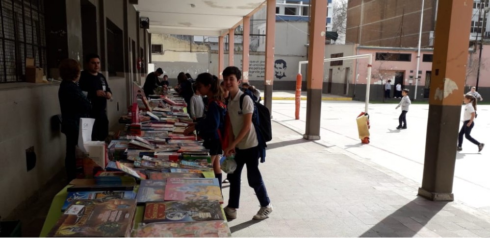 Feria del libro en el primario