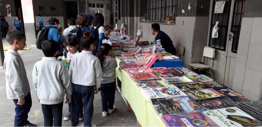 Feria del libro en el primario