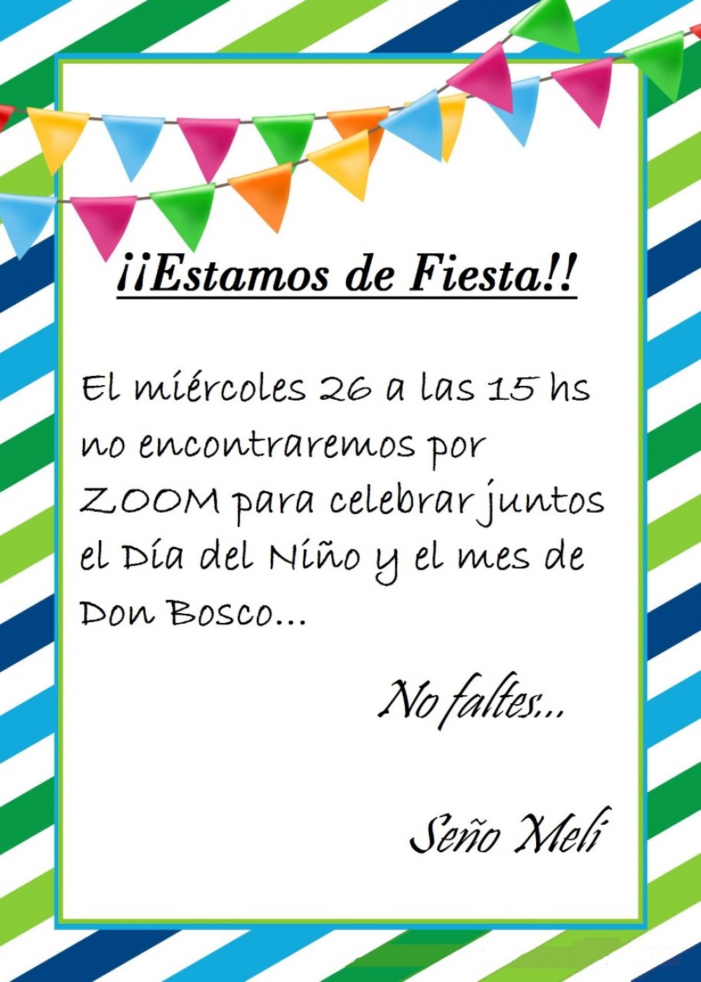 Primer ciclo esta de festejo!